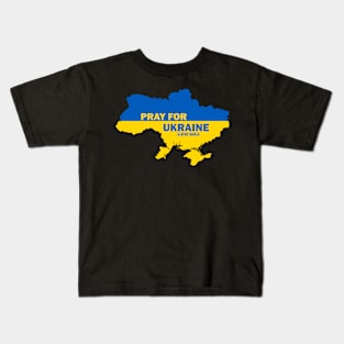 Pray For Ukraine Kids T-Shirt